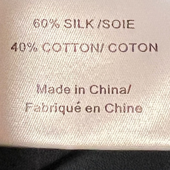 Tory Burch Blue & Black Gold Button Silk Cotton Blend Jersey Dress Size medium - Picture 5 of 13